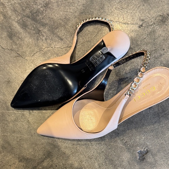 Gucci Nude Slingback Heels main image 1